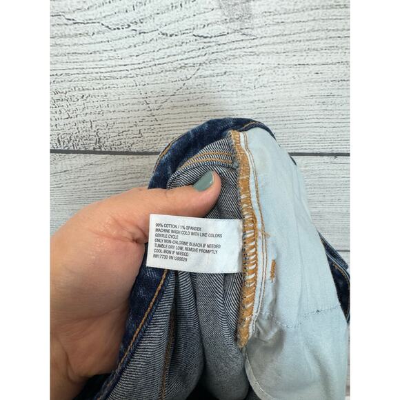 Ava & Viv Plus Size High Rise Relaxed Bermuda Jean Shorts Size 20 - Picture 7 of 7